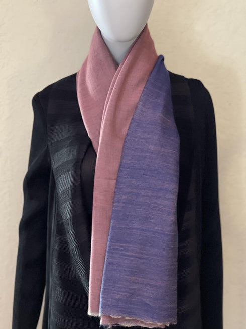 SOFT WOOL REVERSIBLE - LIGHT PINK AND BLUE - makersweave.com
